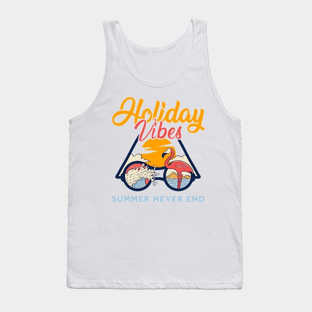 Holiday Vibes Tank Top by Arestration